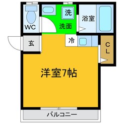 藤本マンションの物件間取画像